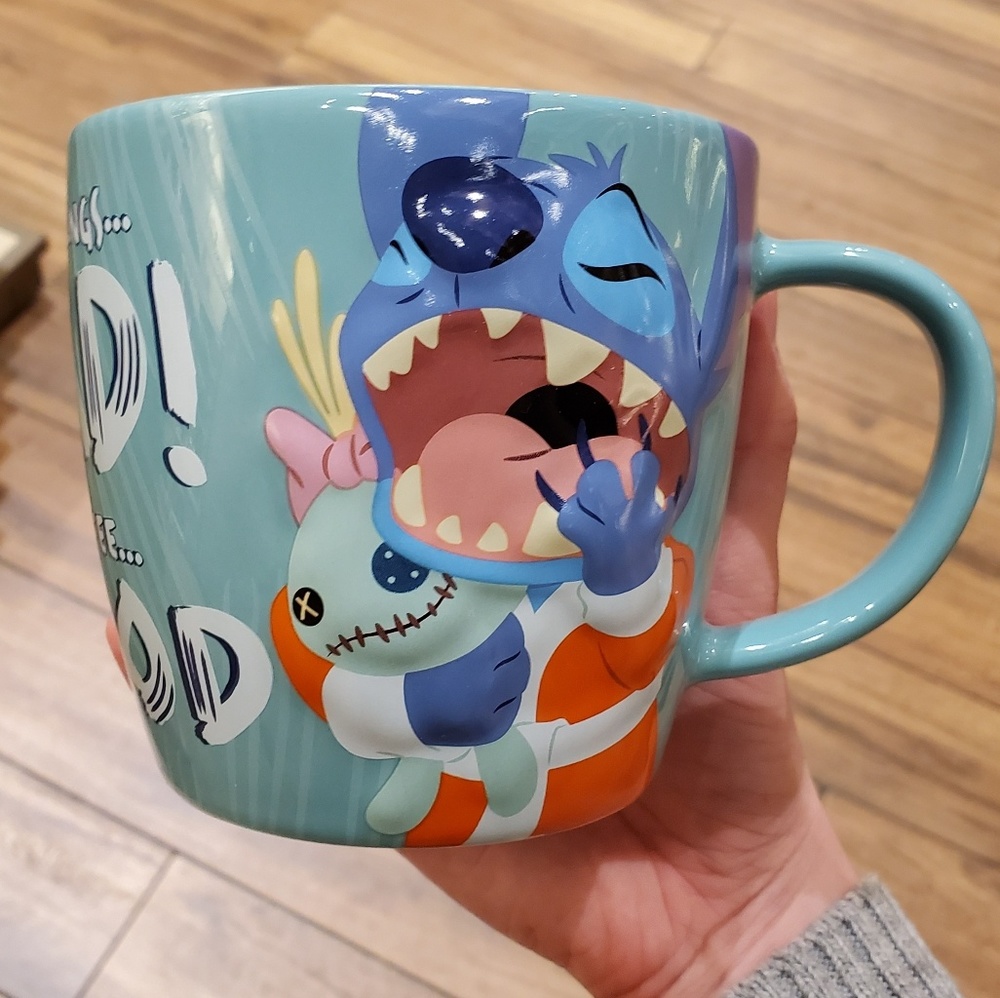 DISNEY PARKS LILO & STITCH CERAMIC MUG - Picture 2 of 4